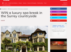 Win a luxury spa break in the Surrey countryside
