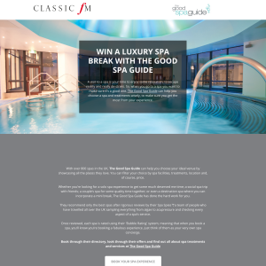 Win a luxury spa experience with The Good Spa Guide