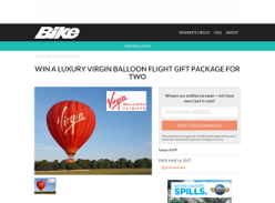 Win a Luxury Virgin Balloon Flight Gift Package