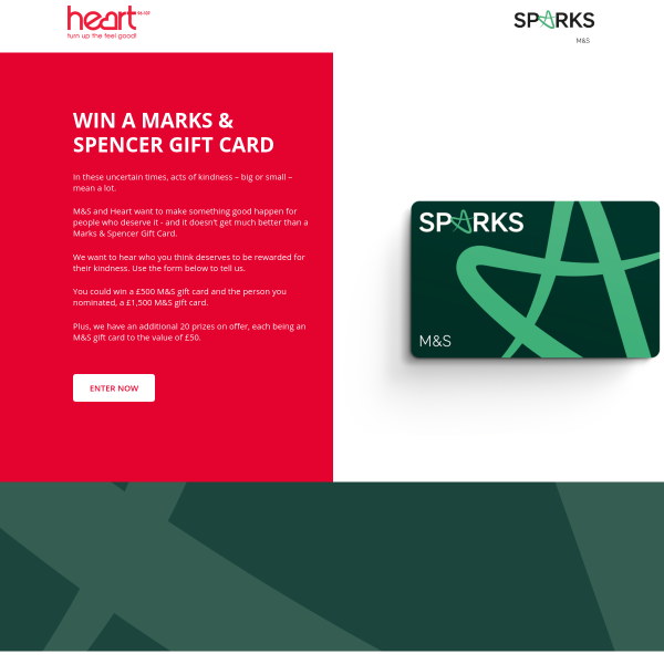 Win A Marks & Spencer Gift Card