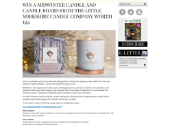 Win a Midwinter Candle and Candle Board