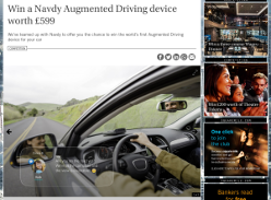 Win a Navdy Augmented Driving device worth £599