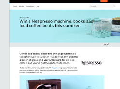 Win a Nespresso machine, books and iced coffee treats this summer