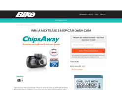 Win a Nextbase 1440p Car Dash Cam