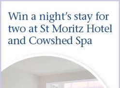 Win a Nights Stay for 2 at St Moritz Hotel and Cowshed Spa