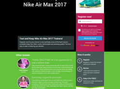 Win a Nike Air Max 2017 Trainers