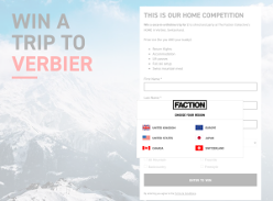 Win a once-in-a-lifetime trip for 2 to in Verbier, Switzerland