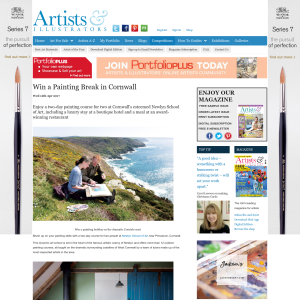 Win a Painting Break in Cornwall