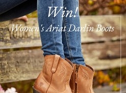 Win a Pair of Ariat Darlin Leather Ankle Boots