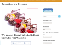 Win a pair of Disney inspired Jelly Shoes from Little Miss Wardrobe