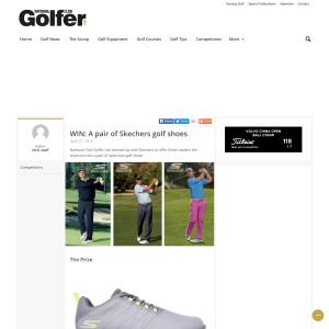 Win A pair of Skechers golf shoes
