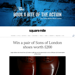 Win a pair of Sons of London shoes worth £200