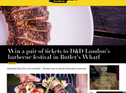 Win a pair of tickets to D&D London's barbecue festival in Butler's Wharf