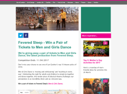 Win a Pair of Tickets to Men and Girls Dance