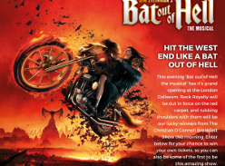 Win a pair of tickets to see Bat Out of Hell
