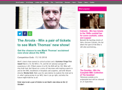 Win a pair of tickets to see Mark Thomas’ new show