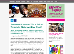 Win a Pair of Tickets to Sister Act Live Choir