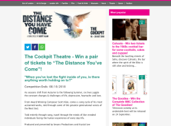 Win a pair of tickets to “The Distance You’ve Come”