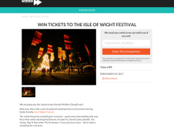 Win A pair of tickets to the Isle of Wight Festival