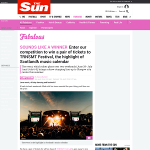 Win a pair of tickets to TRNSMT Festival