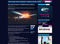 Win a pair of VIP tickets to NASS Festival 2017