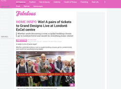 Win A pairs of tickets to Grand Designs Live at London’s ExCel centre