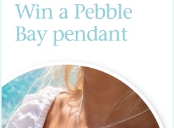 Win a Pebble Bay pendant from Silver Origins'