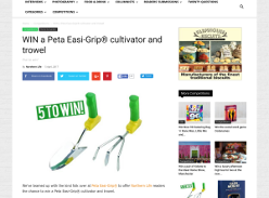 Win a Peta Easi-Grip® cultivator and trowel