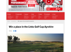 Win a place in the Links Golf Cup Ayrshire