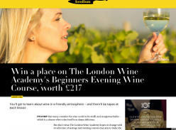 Win a place on The London Wine Academy's Beginners Evening Wine Course, worth £217