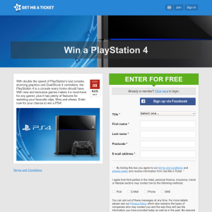Win a PlayStation 4