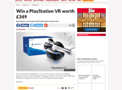 Win a PlayStation VR worth £349