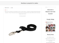 Win a Pretty Necklace Lanyard