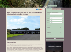Win A relaxing 4-night stay in one of Brown Riggs fabulous Self-catering Lodges