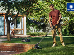 Win a Robot Lawn Mower and Cordless Battery Grass Trimmer from Husqvarna