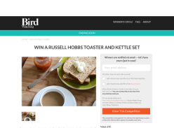 Win a Russell Hobbs toaster and kettle set