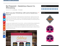 Win a Salubrious Sauces Gift Pack