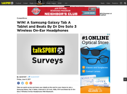 Win A Samsung Galaxy Tab A Tablet and Beats By Dr Dre Solo 3 Headphones