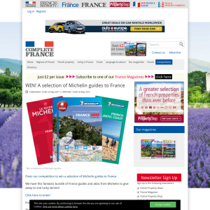 Win A selection of Michelin guides to France