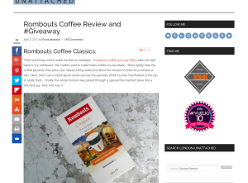 Win a Selection Of Rombouts Coffee Goodies