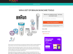 Win a set of Braun skincare tools