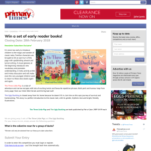 Win a set of early reader books
