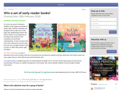 Win a set of early reader books
