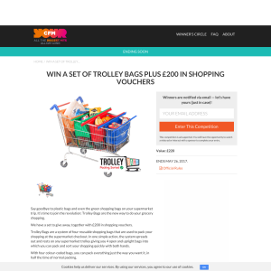 Win a set of Trolley Bags plus £200 in vouchers