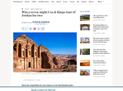 Win a seven-night Cox & Kings tour of Jordan for two