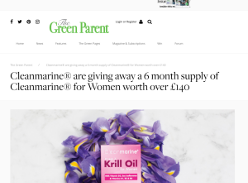 Win a Six Month Supply Of Cleanmarine For Women