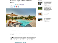 Win a six-night holiday for two to Belize, staying at Cassia Hill Resort, San Ignacio, with return flights