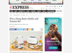 Win a Smeg Retro Kettle and Toaster Set