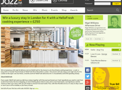 Win a stay in London for 4 with a HelloFresh cooking experience plus £250 to spend