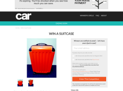 Win a suitcase